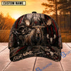 BlueJose Hunting Skull Bowhunter Red Stripe Camo Personalized 3D Cap (12 Caps)