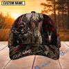 BlueJose Hunting Skull Bowhunter Red Stripe Camo Personalized 3D Cap (12 Caps)