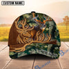 BlueJose Deer Hunter Leather-Style Patch Personalized Hat 3D Printed Multicolor (8 colors)