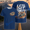 BlueJose Personalized Car Dirt Track Racing Let's Get Dirty Race Car T-Shirt