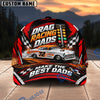 BlueJose Personalized Car Photo Drag Racing Dads Make The Best Dads Classic Muscle Car 3D Cap (6 colors)