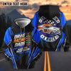 BlueJose Custom Car Photo Drag Racing Dads Make The Best Dads Classic Muscle Car Hoodie