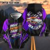 BlueJose Custom Car Photo Drag Racing Dads Make The Best Dads Classic Muscle Car Hoodie