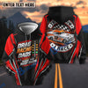BlueJose Custom Car Photo Drag Racing Dads Make The Best Dads Classic Muscle Car Hoodie