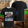 BlueJose Custom Car Photo Drag Racing Dad Funny T-Shirt (6 colors)