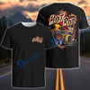 BlueJose Personalized Car Hot Rod 32 T-Shirt – Retro Sunset Flame Coupe