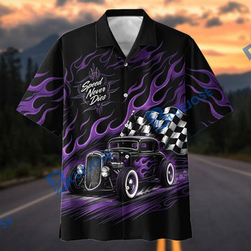 BlueJose Personalized Car Built for Freedom Hot Rod Culture Hawaiian Shirt