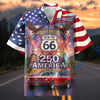 BlueJose Celebrate 100 Years of Road Route 66 and America 250th Anniversary - This Is How I Roll - Personalized Car Photo Shirt