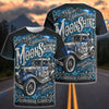 BlueJose Lightning Moonshine American Classic Hot Rod 3D T-Shirt (4 Colors)