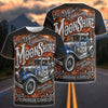 BlueJose Lightning Moonshine American Classic Hot Rod 3D T-Shirt (4 Colors)