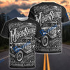 BlueJose Lightning Moonshine American Classic Hot Rod 3D T-Shirt (4 Colors)