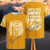 BlueJose Life's Too Short To Drive Boring Cars 3D T-Shirt