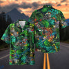 BlueJose Rat Fink Jungle Hot Rod Monsters Tropical Hawaiian Shirt