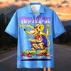 BlueJose Rat Fink Hawaiian Shirt - Wild Speed Freak Graphics, Bold Vintage Car Culture