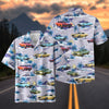 BlueJose Personalized Car Tropical Paradise Classic Muscle Cars Hawaiian Shirt