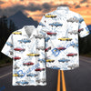 BlueJose Personalized Car Vintage Classic Cars Tropical Leaf Hawaiian Shirt
