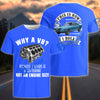BlueJose Why a V8? Classic Muscle Car V8 Engine T-Shirt (8 colors)