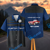 Bluejose Personalized 1958 Chevrolet Corvette C1 Garage Mechanic Hawaiian Shirt