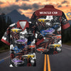 BlueJose Personalized Car Classic Muscle Car Floral Hawaiian Shirt