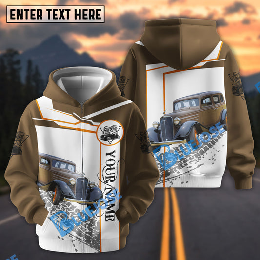 Bluejose Personalized Car 1934 Chevrolet Master 3D Hoodie