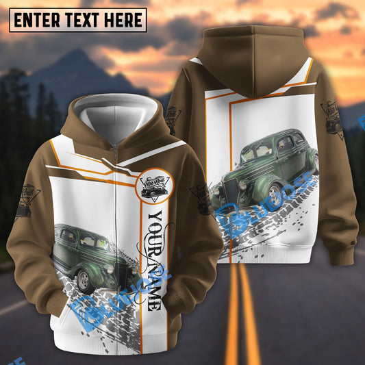 Bluejose Personalized Car 1936 Ford Deluxe Tudor Sedan 3D Hoodie