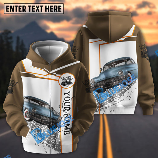 Bluejose Personalized Car 1951 Mercury Eight Sport Coupe 3D Hoodie
