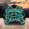 BlueJose Personalized I'm Not Speeding I'm Qualifying Racing Checkered Flag 3D Cap (6 colors)