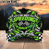 BlueJose Personalized I'm Not Speeding I'm Qualifying Racing Checkered Flag 3D Cap (6 colors)