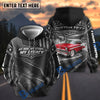 BlueJose "My Ride, My Story, My Legacy" Personalized Car & Custom Name Black Windbreaker Jacket