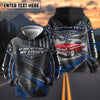 BlueJose ''My Ride, My Story, My Legacy'' Personalized Name & Custom Text Pullover 3D Hoodie