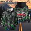 BlueJose ''My Ride, My Story, My Legacy'' Personalized Name & Custom Text Pullover 3D Hoodie