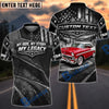 BlueJose "My Ride, My Story, My Legacy" Personalized Car & Custom Name Black Windbreaker Jacket