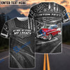 BlueJose "My Ride, My Story, My Legacy" Personalized Car & Custom Name Black Windbreaker Jacket