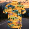BlueJose Personalized Car Desert Sunset Classic Muscle Cars Tropical Hawaiian Shirt