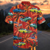 BlueJose Personalized Car Retro Palm Paradise Classic Muscle Cars Hawaiian Shirt