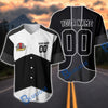 BlueJose Personalized Racing Baseball Jersey – Custom Name & Number