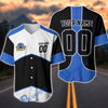 BlueJose Personalized Racing Baseball Jersey – Custom Name & Number