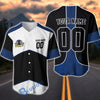 BlueJose Personalized Racing Baseball Jersey – Custom Name & Number