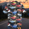 BlueJose Personalized Car Hot Wheels Classic Muscle Cars All Over Print Hawaiian Shirt