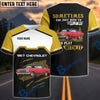 BlueJose Take It Out & Play - Personalized Classic Car Photo T-Shirt - Gift For Car Lovers