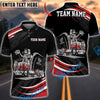 Bluejose Death Before Decaf Trucker Polo – Custom Name Heavy Haul Driver Shirt