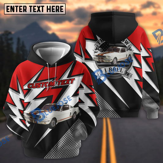 Bluejose Personalized Car 1965 Ford Mustang Shelby GT350 3D Hoodie