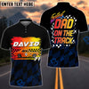 BlueJose Fastest Dad On The Track Custom Photo Racing Car T-Shirt