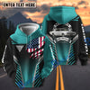 BlueJose Personalized Classic Car My Ride My Pride American Flag 3D Hoodie