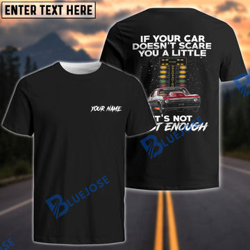 BlueJose Custom Car Photo Funny Drag Racing Car T-shirt