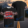 BlueJose ''Race It Break It Fix It" Repeat Red Muscle Car Racing Personalized Name Hoodie