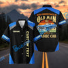 Bluejose Personalized Never Underestimate an Old Man Born in 1965 with a Classic Car Hawaiian Shirt