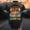 Bluejose Personalized Never Underestimate an Old Man Born in 1965 with a Classic Car Hawaiian Shirt