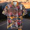 BlueJose Personalized Car Route 66 Desert Hot Rod Classic Car Hawaiian Shirt