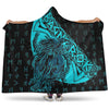 VikingStyle Hooded Blanket - Fenrir Ragnarok Cyan Hooded Blanket A94